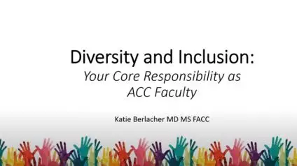 Diversity and Inclusion: Your Core Responsibility as ACC Faculty | ACC