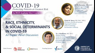 Race, Ethnicity, & Social Determinants in COVID-19: An Expert Panel Discussion