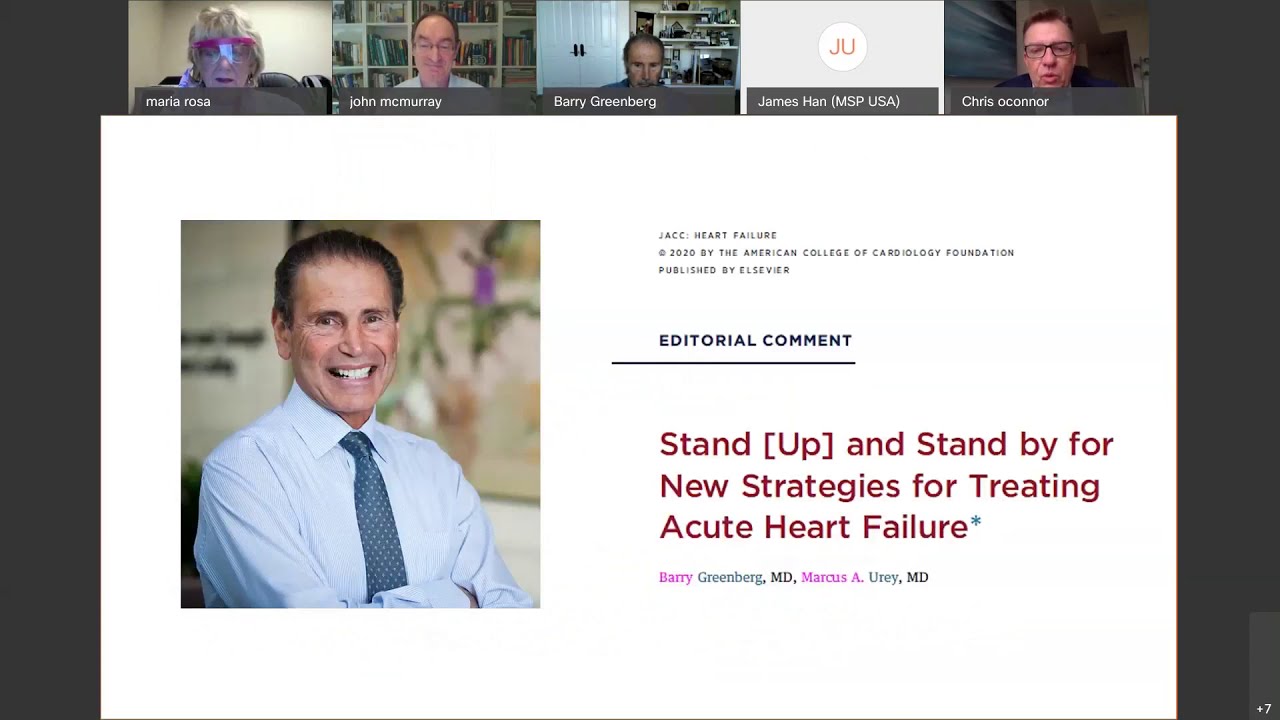 Webinar | JACC: Heart Failure December Virtual Journal Club - Discussion on the STAND-UP AHF Study