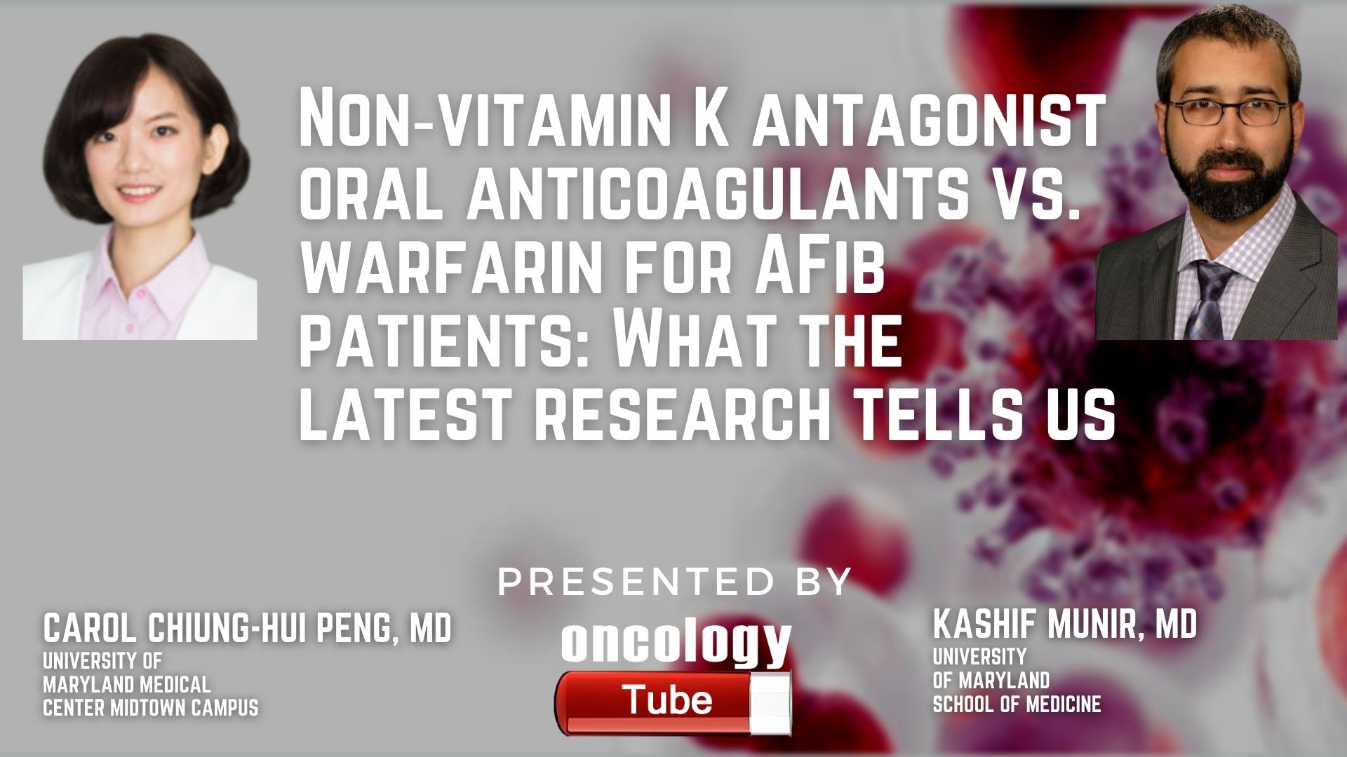 Carol Peng, MD Kashif Munir, MD @CCPeng98 @ummidtownim #HualienTzuChiHospital #AtrialFibrillation #Cardiology #Research Non‐vitamin K antagonist oral anticoagulants vs. warfarin