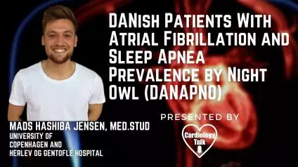 Mads Hashiba Jensen, med.stud @MadsHashiba @uni-copenhagen @UCPH_Health @koebenhavns_uni #Atrial Fibrillation #SleepApnea #DANAPNO #Cardiology #Research DANish Patients With Atrial Fibril...