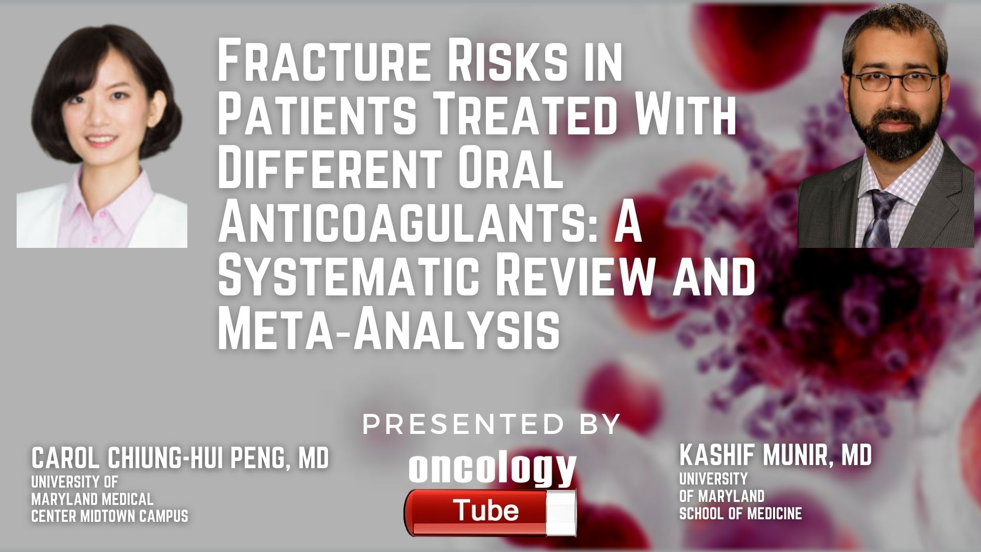 Carol Peng, MD Kashif Munir, MD @CCPeng98 @ummidtownim #HualienTzuChiHospital #Anticoagulants #Cardiology #Research Fracture Risks in Patients Treated With Different Oral Anticoagulants
