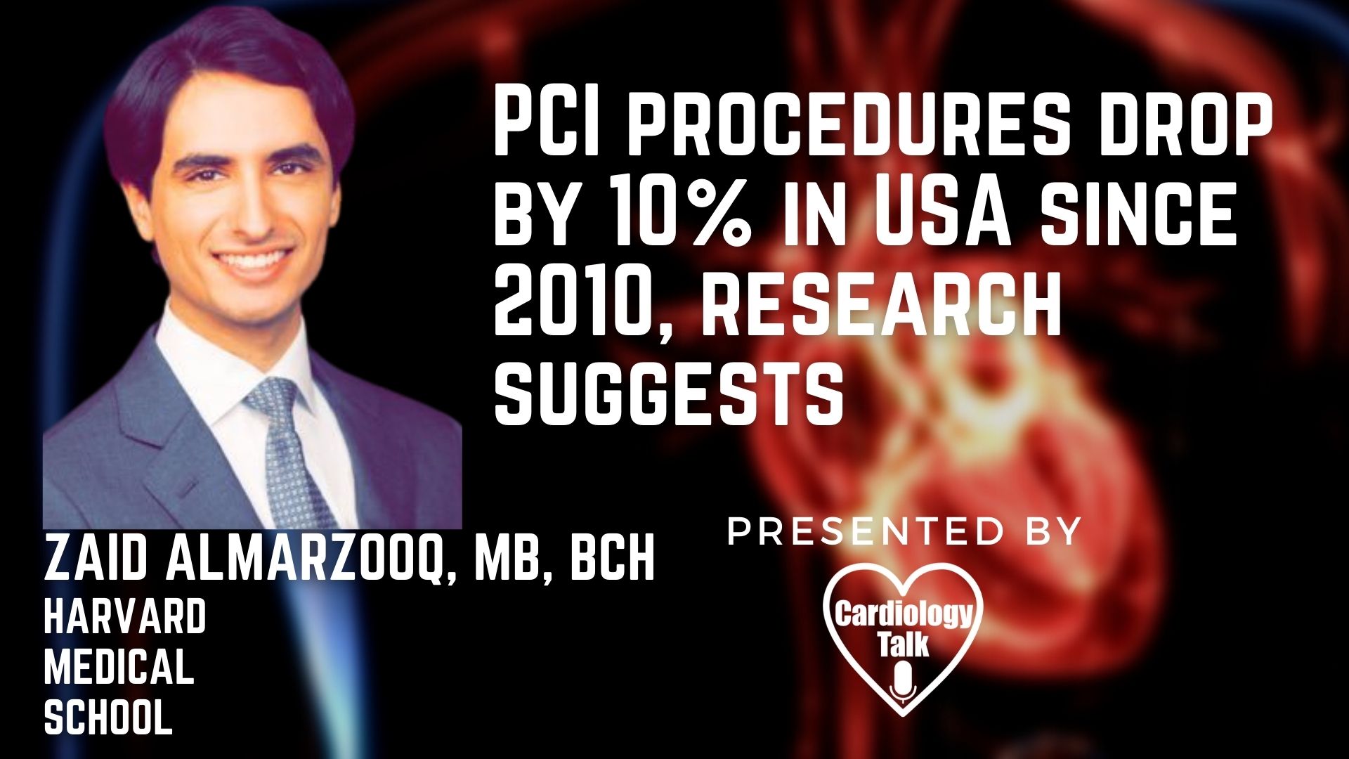 Zaid Almarzooq, MB, BCh @ZaidAlMarzooq @BringhamWomens @harvardmed @SmithBIDMC @rwyeh #PCI #PercutaneousCoronaryInterviention #Cardiology #Research PCI Procedures Drop By 10% In USA Since...