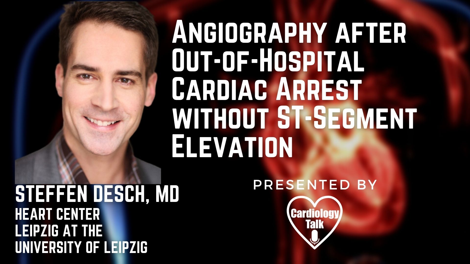 Steffen Desch, MD @UniLeipzig @leipzig_heart #TOMAHAWK #CardiacArrest #Cardiology #Research Angiography after Out-of-Hospital Cardiac Arrest without ST-Segment Elevation