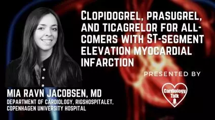 Dr. Mia Ravn Jacobsen, M.D. -@Rigshospitalet @uni_copenhagen @AalborgUH #MyocardialInfraction #Cardiology #Research  Clopidogrel, prasugrel, and ticagrelor for all-comers with ST-segment ...