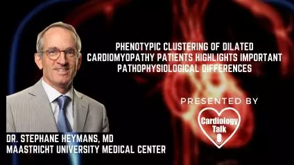 Dr. Stephane Heymans, MD- Phenotypic clustering of dilated cardiomyopathy patients highlights important pathophysiological differences @HeymansStephane   @MaastrichtU  #Cardiomyioathy #Ca...