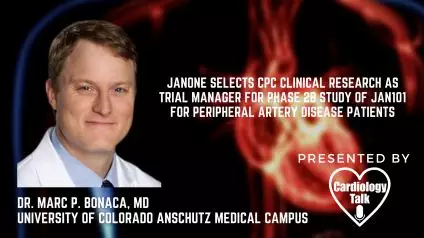 Dr. Marc P. Bonaca, MD-JanOne Selects CPC Clinical Research as Trial Manager for Phase 2b Study of JAN101 for Peripheral Artery Disease Patients  @MarcBonaca @CUAnschutz @CUMedicalSchool ...