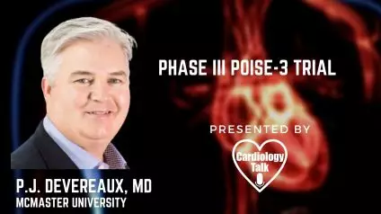 P.J. Devereaux, MD @PHRIresearch @MacDeptMed #POISE3 Phase III POISE-3 Trial